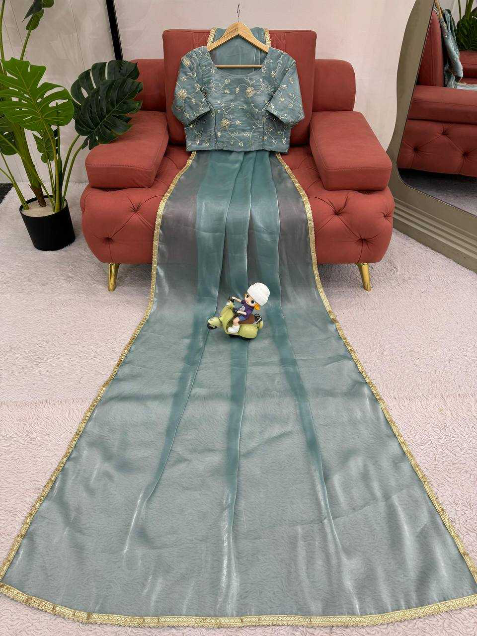 Havy Zimmy Chu
Work Fancy Lace With Sequnce work