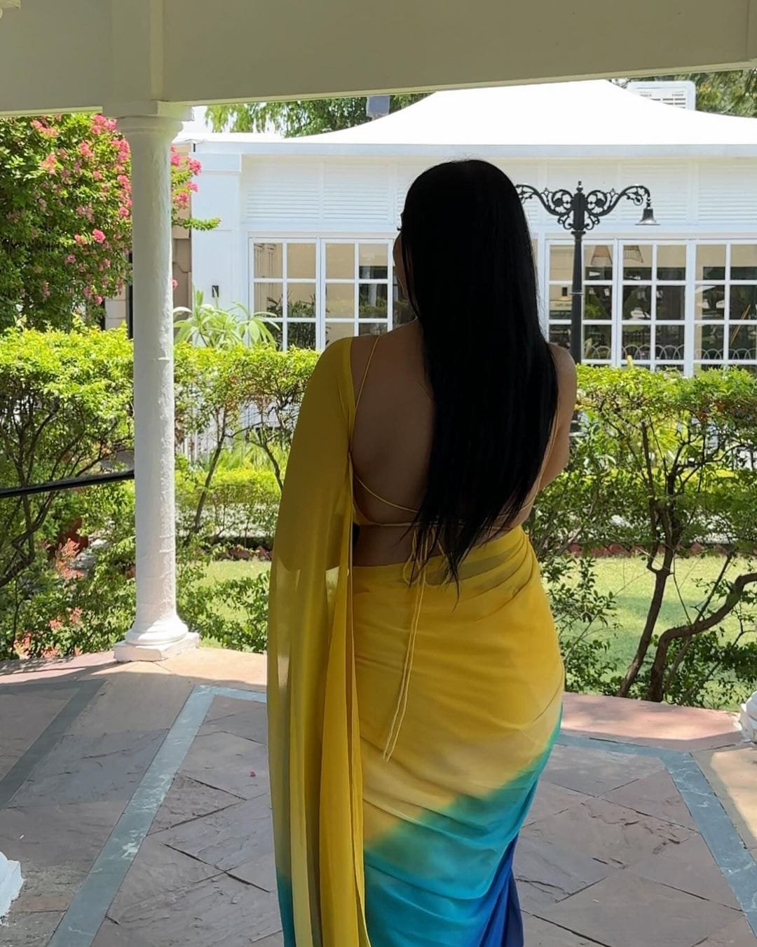 Grand Yellow Color Pure Soft Georgette Silk Design All Over Saree