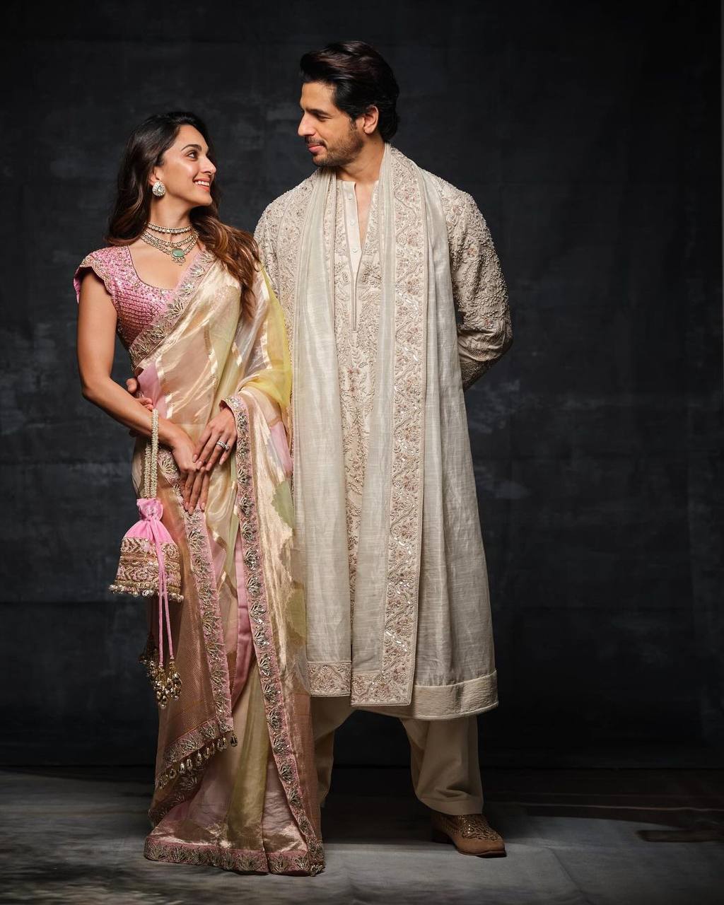 KIARA MAM INSPIRED TISSUE RANGKAT SAREE