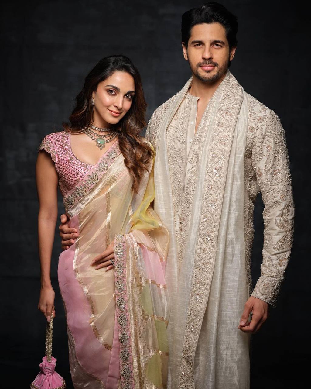 KIARA MAM INSPIRED TISSUE RANGKAT SAREE