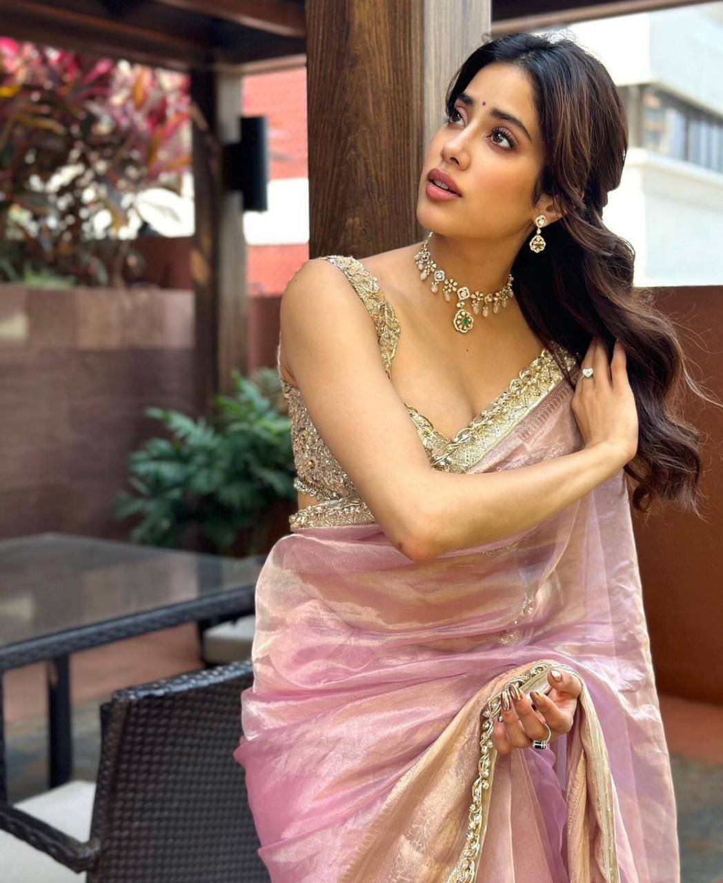Bollywood Style Heavy Tissue Organza Saree