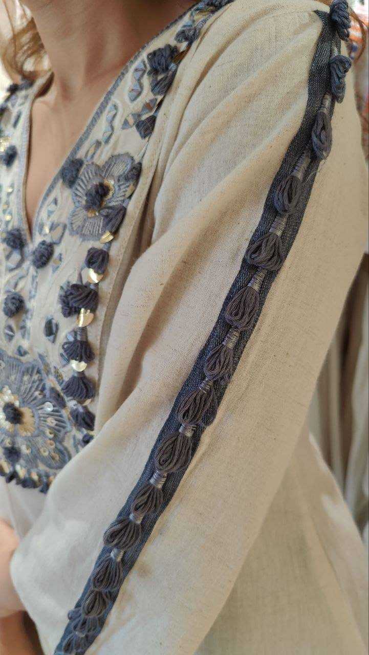 Reet beautifull Denim kali pant cordset for women