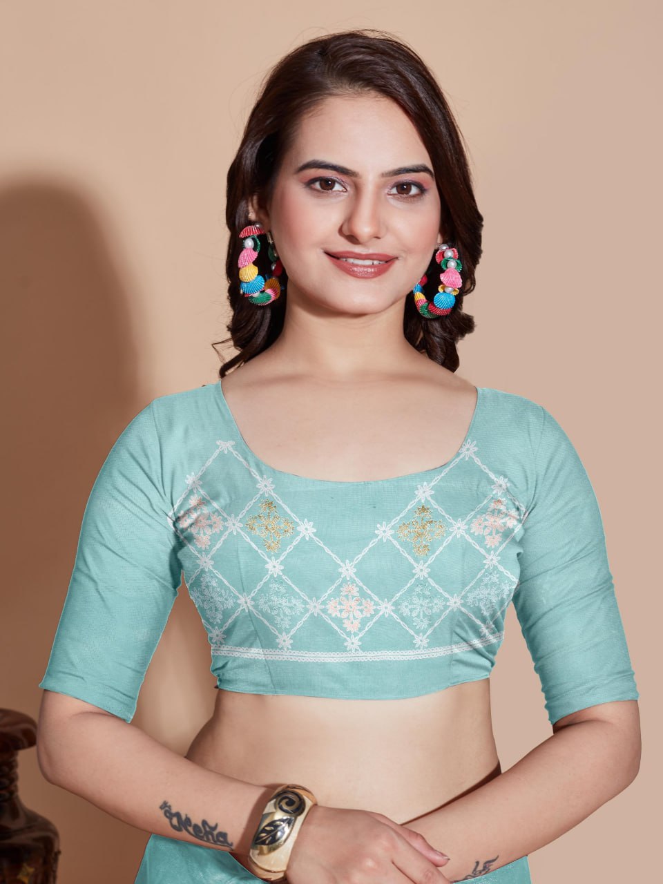 Beautiful Designer Saree on Soft Butterfly Net fabric