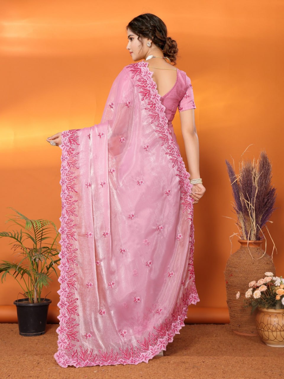 JIMMI CHOO BARBARICK SILK SAREE