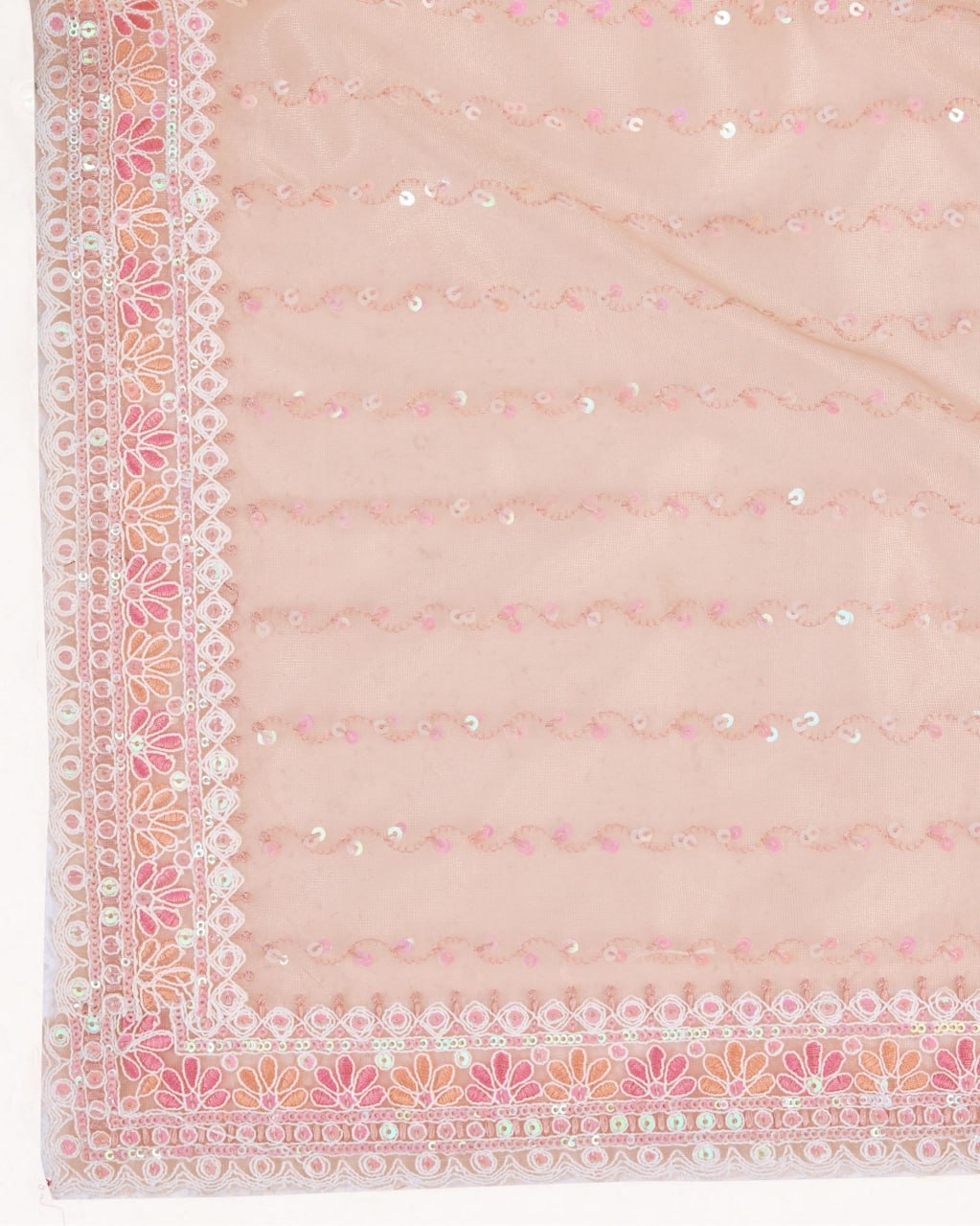 Beautiful Designer Saree on *Soft Gold Net* fabric & Embroidery work
