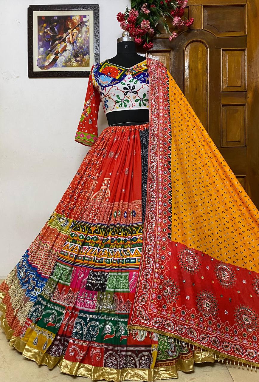 Multi Color Designer Party Wear New Navratri Chaniya Choli Collection