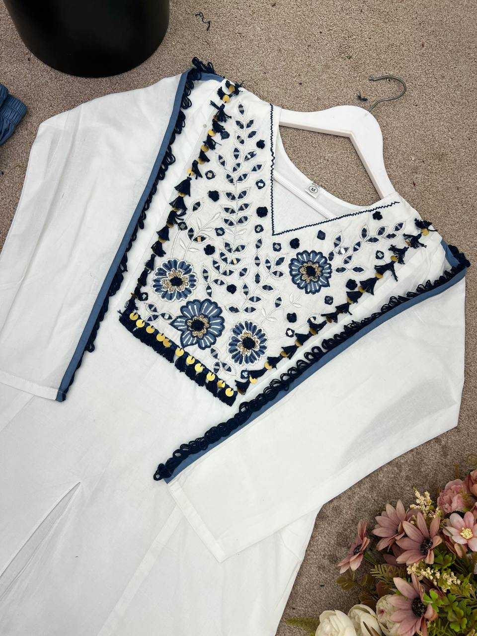 Reet beautifull Denim kali pant cordset for women