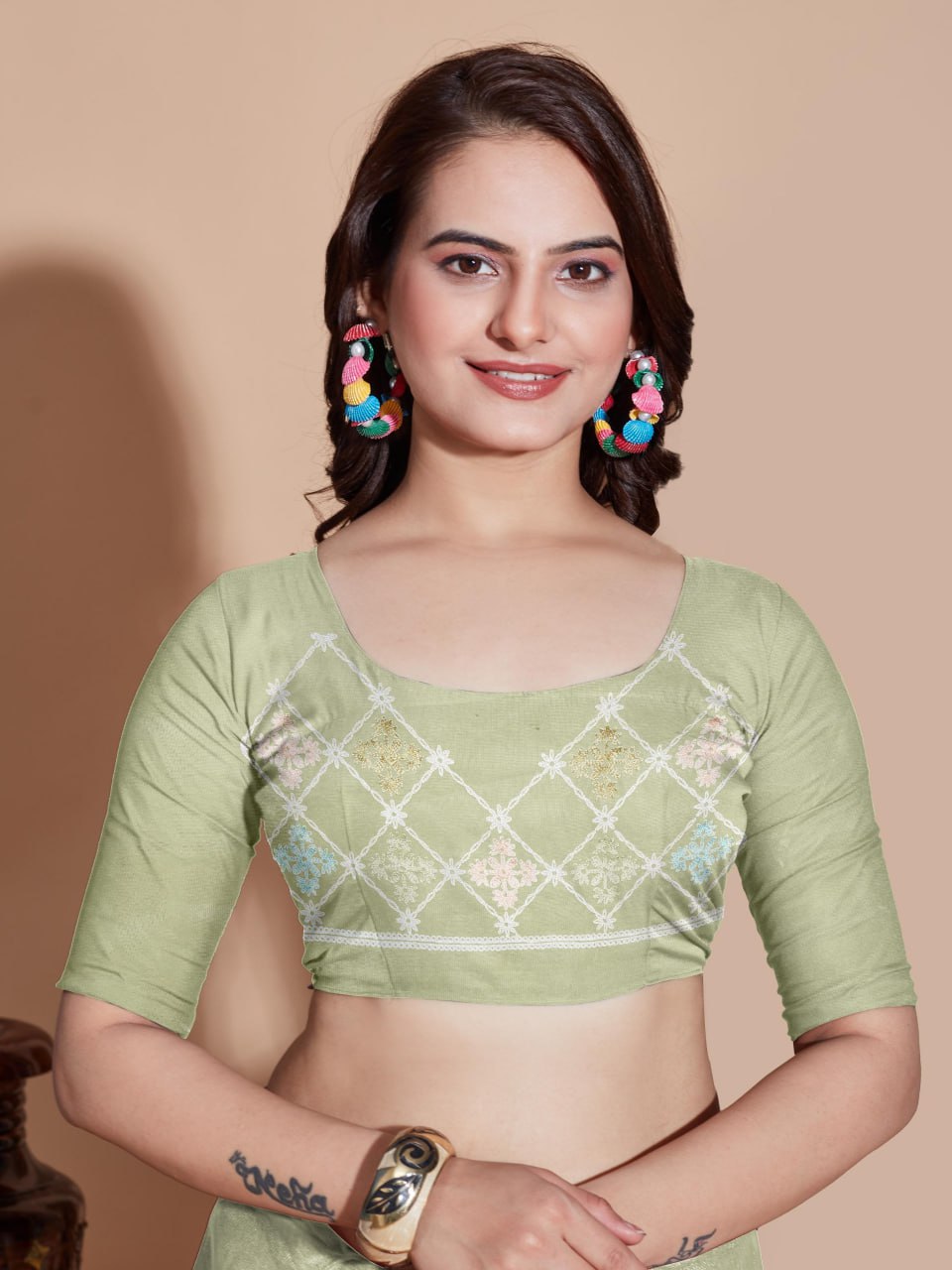 Beautiful Designer Saree on Soft Butterfly Net fabric
