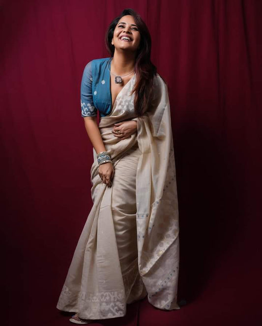 Pure Khadi Cotton Saree