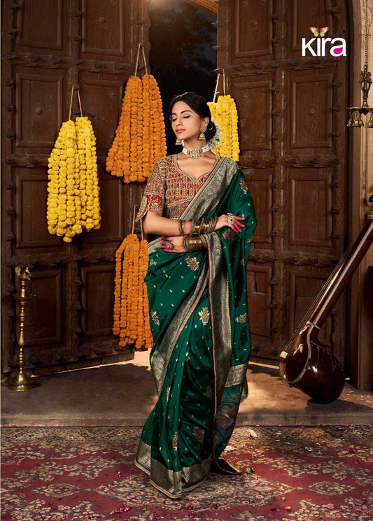 kira Kiki Silk 10485 Wedding Season Special Pure Silk Fancy Saree