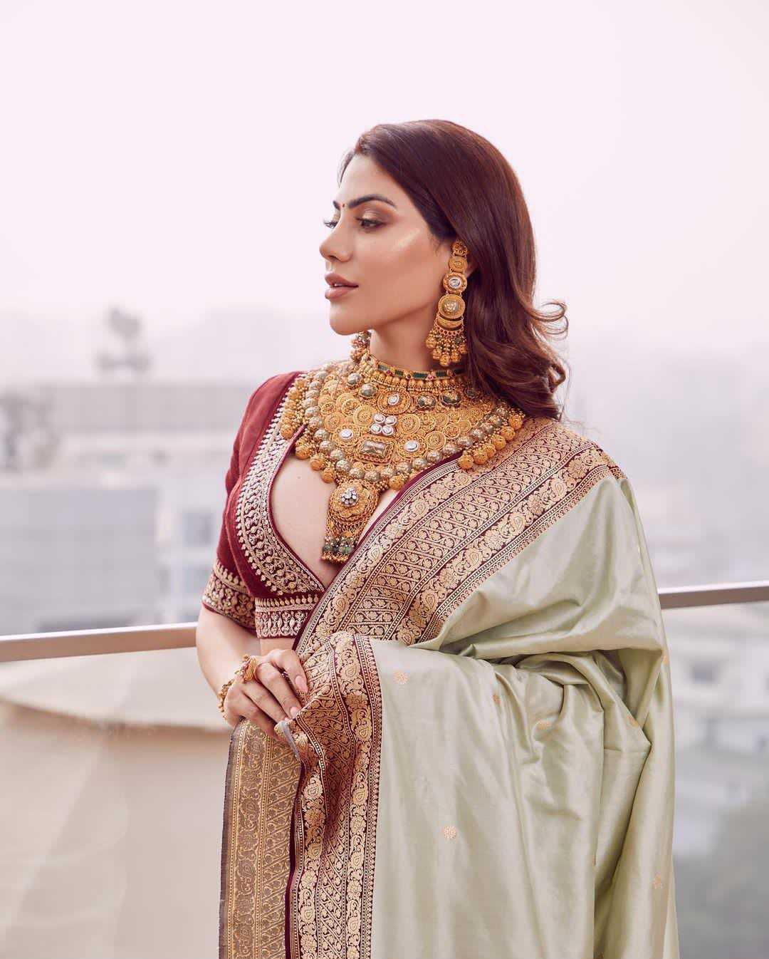 Premium Soft Lichi Silk Saree with Rich Pallu & All-Over Jacquard Work