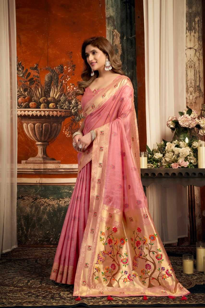 Heavy Super Kota Paithani Saree with Zari Border, Jacquard Weaving & Fancy Tassels