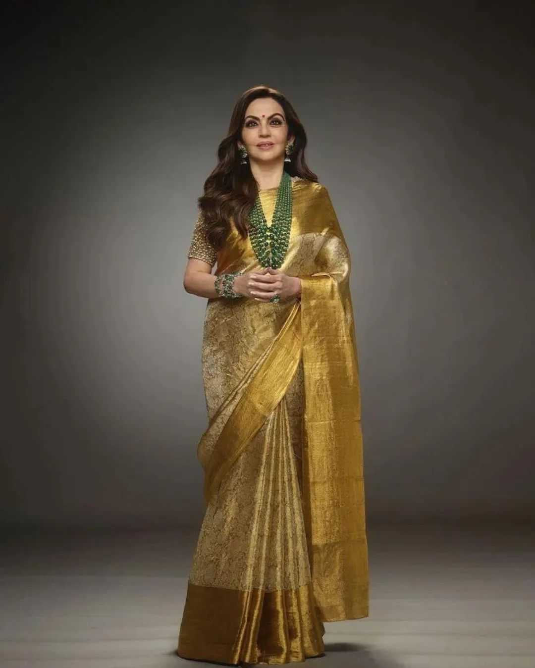 Banarasi Woven Soft Kanjivaram Tissue Silk Saree with All-Over Zari Design